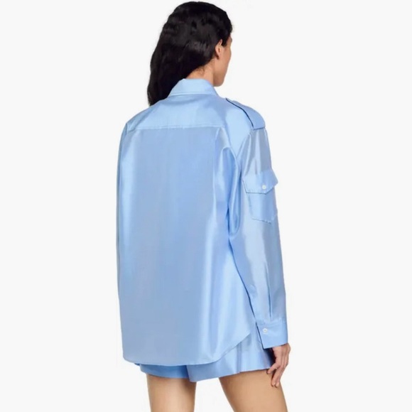 Major Loose-fit satin shirt - Picture 2 of 6